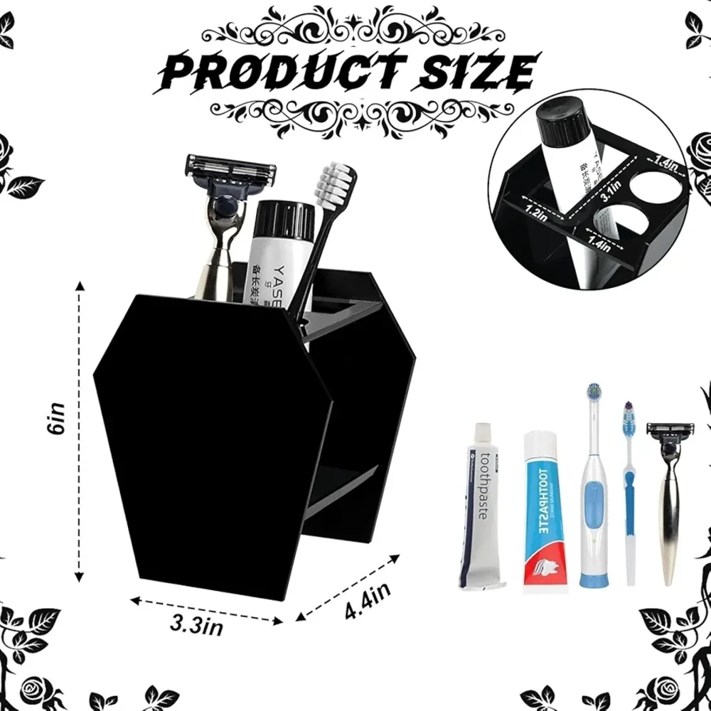 Black Coffin Grooming Organizer